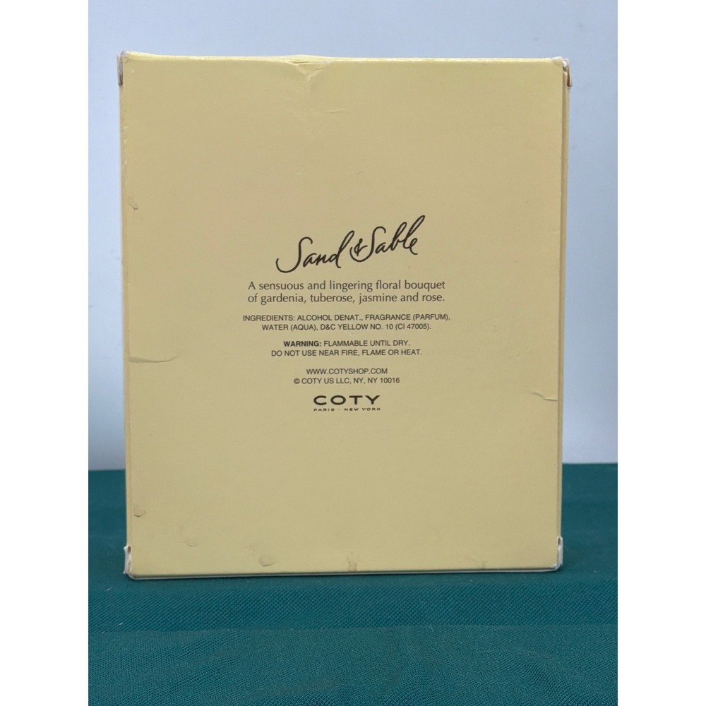Coty Sand & Sable Cologne Spray 1.5 fl oz‎ 44 mL Floral Fragrance New in Box - Picture 2 of 5